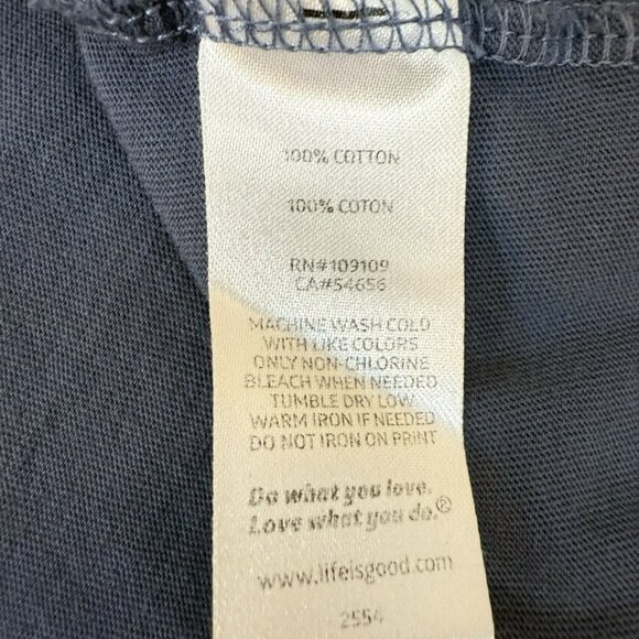 Life is Good Mens L Navy Crusher Holiday Beer Stay Cool Long Sleeve Shirt - Picture 10 of 13